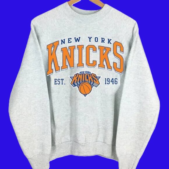 Other - New York Knicks Logo NY Knicks Basketball New York Ash sweatshirt shirt 1946
